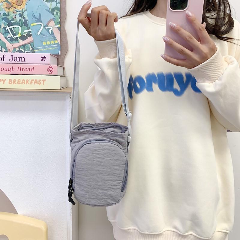 

Сумка для мобильного телефона, Легкая роскошь, Повседневная для улицы, Универсальная маленькая квадратная сумка, Одноплечная, Наплечная, Спортивная, Высококлассная сумка One Size серый