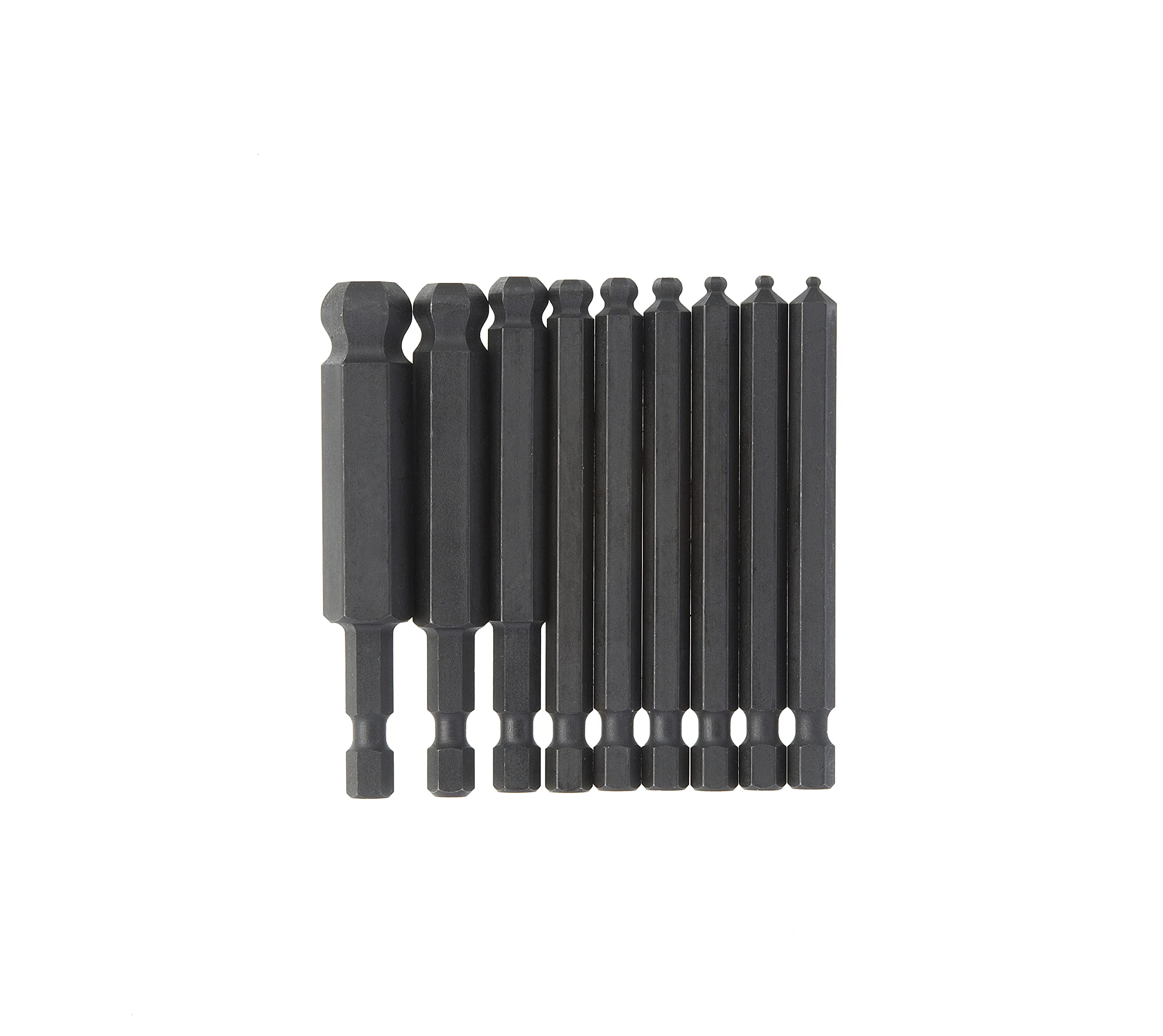 

Hexagonal Ball Point Power Bit Millimeter Black Set of 9 BHX9M []BONDHUS Set, Dyed, (2, 2.5, 3, 4, 5, 6, 8, 10, 12mm) No.10899