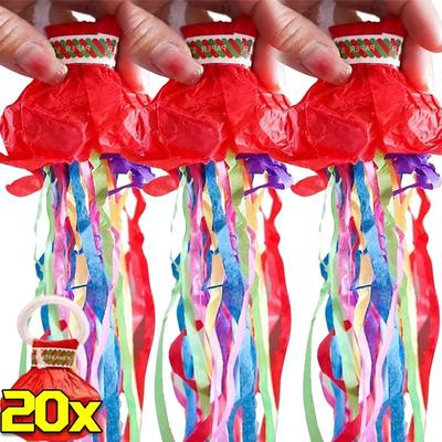 Confetti Streamers Poppers Party Confetti Hand Throw Streamer Paper Crackers for Graduation Wedding Birthday Hand Throw Streamer