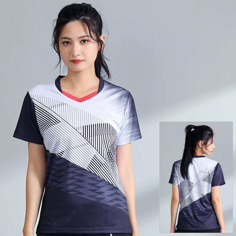 Quick Dry Badminton Set Men Women Breathable Sportswear Tennis Pickleball Volleyball Training Competition Team Uniform