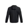 Under Armour Solid Color Casual Zip-Up Hoodie Jacket Men Jackets Black 1378824-001