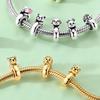 New 925 Silver Charms Beads Pendant Cat Dog Lion Tiger Girl Boy Fit Bracelet Fashion Jewelry Gift for Women