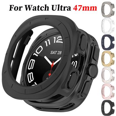 Matte Watch Cover For Samsung Galaxy Watch Ultra 2025 47mm 7Ultra Case PC All Around Shell Protective Bumper Cases Accessories