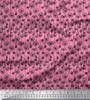 Soimoi Japan Crepe Satin Fabric Artistic Floral Decor Fabric Printed Metre 42 Inch
