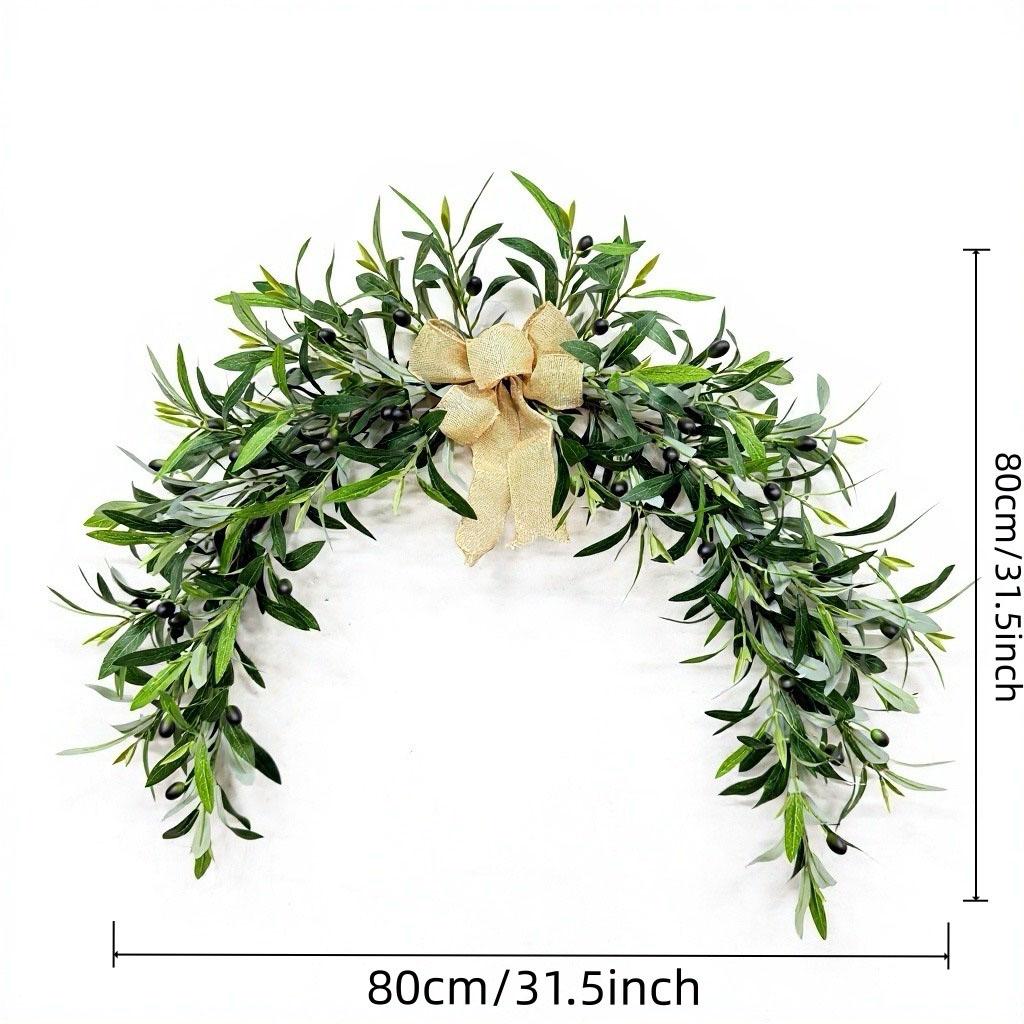 Olive Leaf Door Hanging Decoration Spring And Summer Simulation Decoration