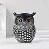 Handmade Owl Figurine Resin Craft Animal Sculpture Funny Owl Statue  Home Decor