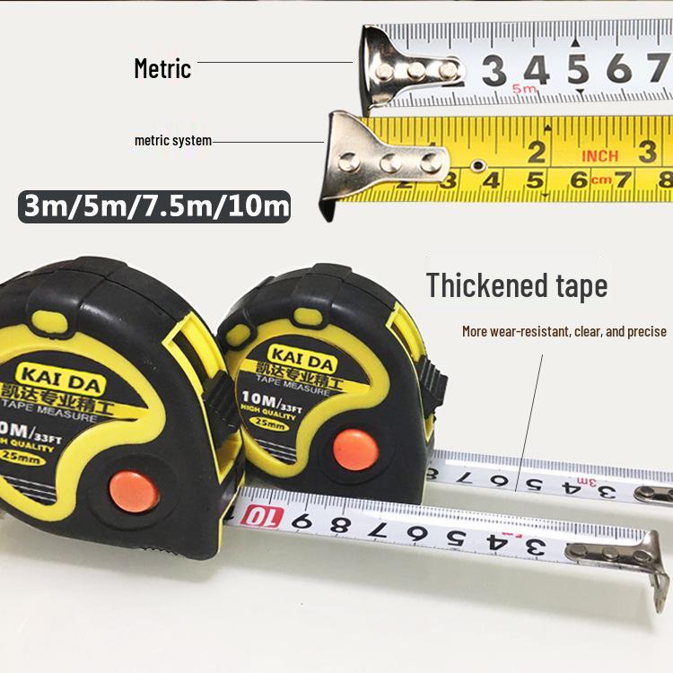 Manufacturer Custom Logo Steel Tape Measure, Magnetic, Frosted, Rubberized, Metric/Inch, 3m/5m/10m