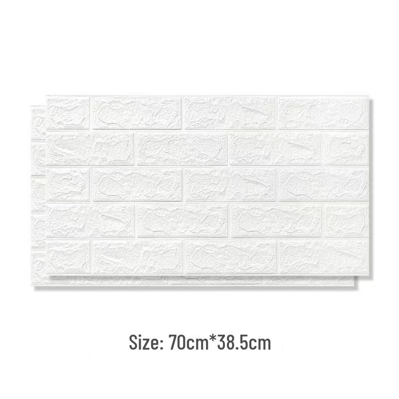 3D Waterproof Soft Foam Brick Wall Sticker for Bedroom Decoration 3mm