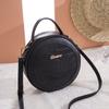 Women's Bag Summer and Autumn New Trendy Crocodile Pattern Small Round Bag Single Shoulder Oblique Span Portable Women's Bag
