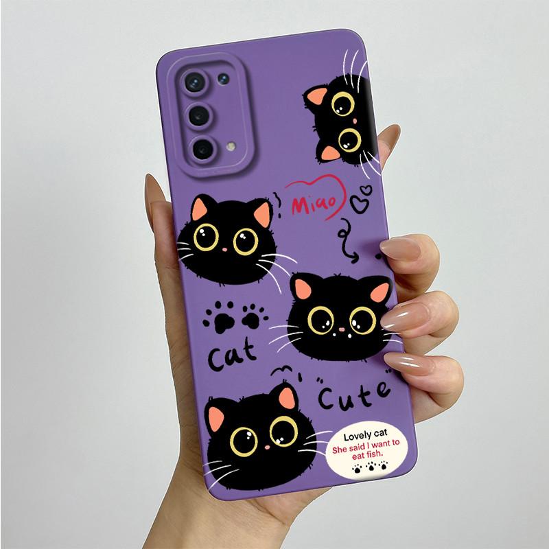 For OPPO A74 5G A54 5G Case A93 5G Capa Silicone Soft Phone Funda CPH2197 CPH2195 CPH2263 Painted Printed Protective Back Cover