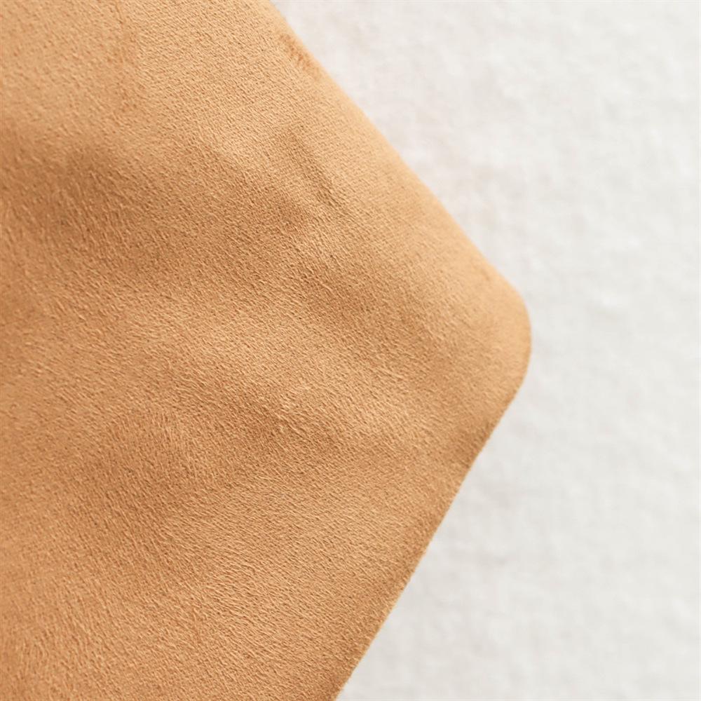 Women's Two-Color Suede Suit Jacket - Brown Mylar (Autumn/Winter 2024)