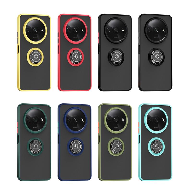 Funda For Xiaomi 14 Ultra 14T Pro Matte Car Magnetic Cover For Xiaomi 14T 12T 11T 10T Pro 11 12 13 Lite Ring Phone Holder Cases