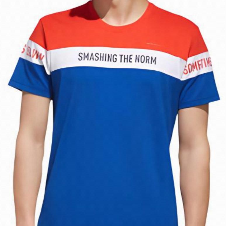 adidas Neo Sport Round Neck Straight T-Shirt Men Tops Red Blue EJ7073