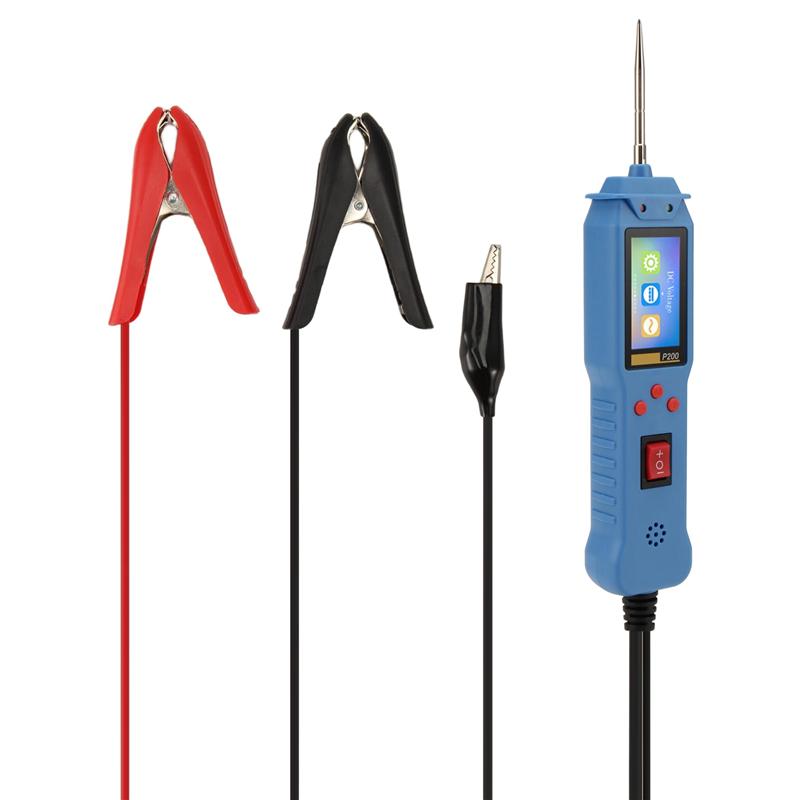 

12 24V P200 Automotive Circuit Tester Power Circuit Probe Electrical Tester Continuity Voltage Lamp Test Light 2M синий