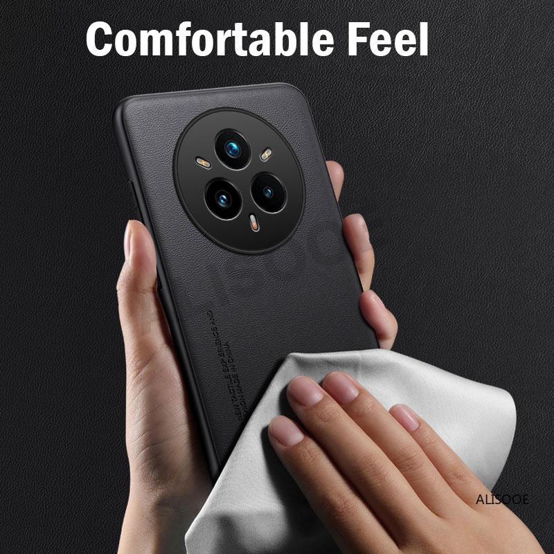 Leather Funda for Realme 14 Pro Plus / 15 Pro Case Luxury Plain Leather Protection Cover Capa for Realme 14 Pro Cases