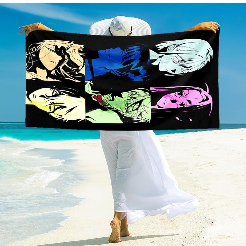 1pc Galaxy Friends Adventure beach towel,quick drying absorbent beach towel,outdoor sports swimming beach towel,Soft and comfortable Y73011