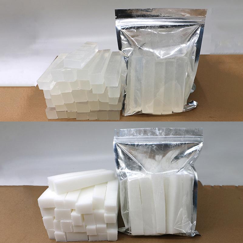 250G/Beutel Weiß Klar Glycerinseifenbasis Bio Seifenherstellung DIY Handgemacht Vegane Seife Schmelzgießseifenbasis Schäumende Badebutter