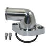 90° Swivel Polished Water Neck Thermostat Housing For SBC Chevy 327 350 396 454