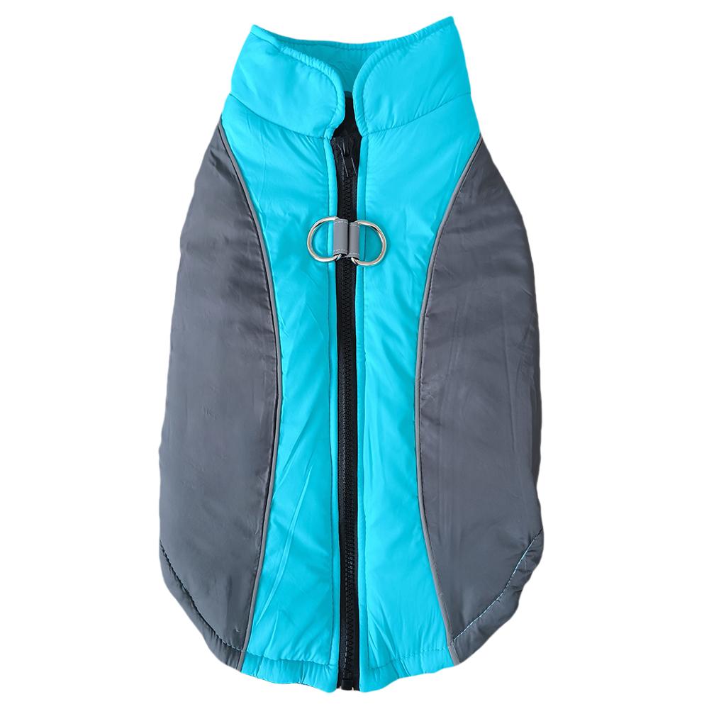 Winter Dog Jacket For Small Medium Dogs Cats Windproof Warm With D-ring Puppy Clothes Chihuahua Pet Zipper Costume