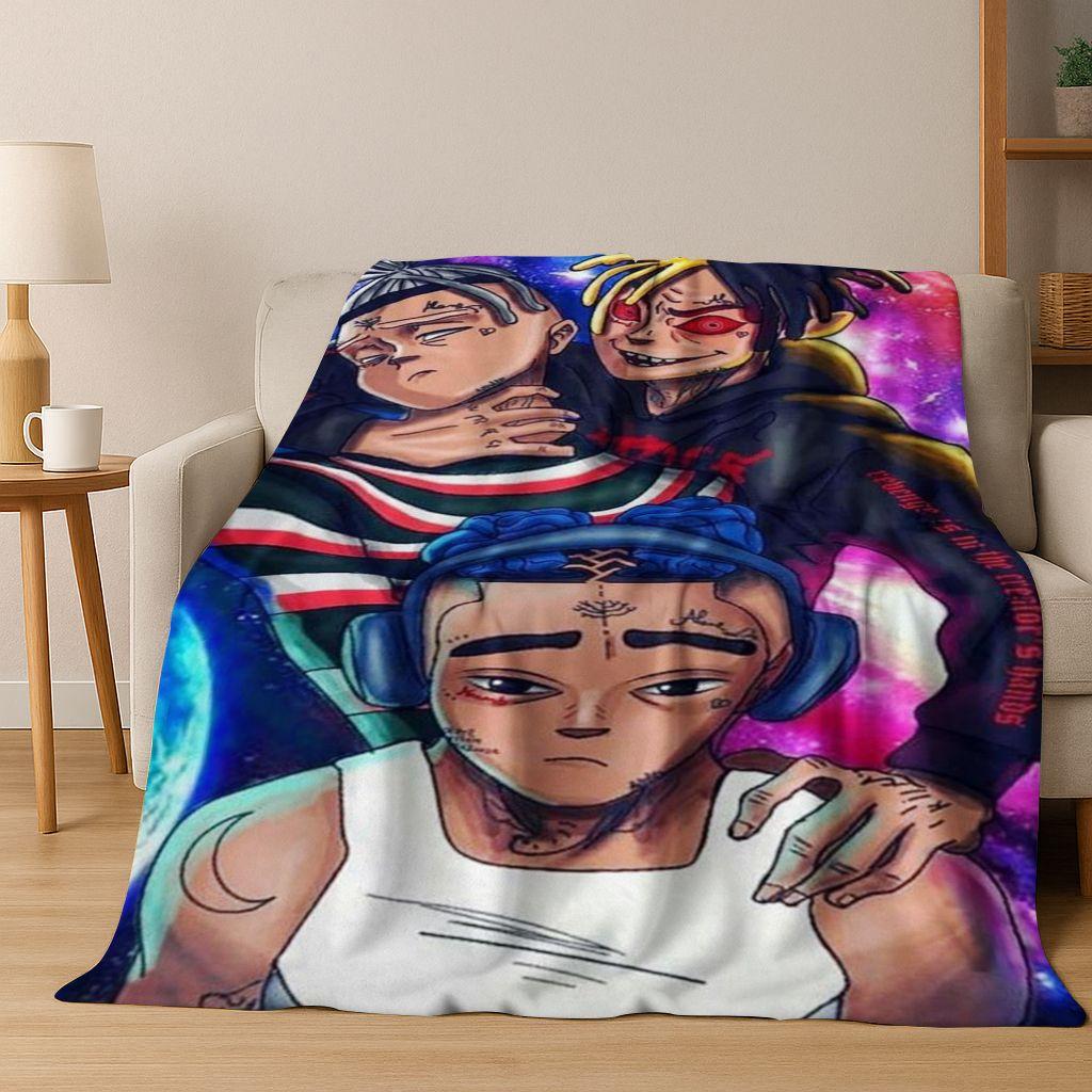 Legends Rapper Collection HIP HOP Rap Star Art Flannel Blanket,Cozy Soft Throw Blanket for Home Bedroom Bed Sofa Cover Gift Kid