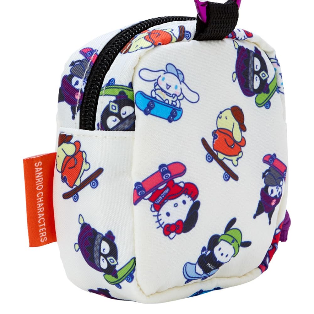 Sanrio Pouch with Carabiner (Skateboard) Sanrio Characters 810487