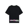 Li-Ning Casual Solid Color Letter Print Crew Neck Short Sleeve T-Shirt Men Tops Black AHSS391-2