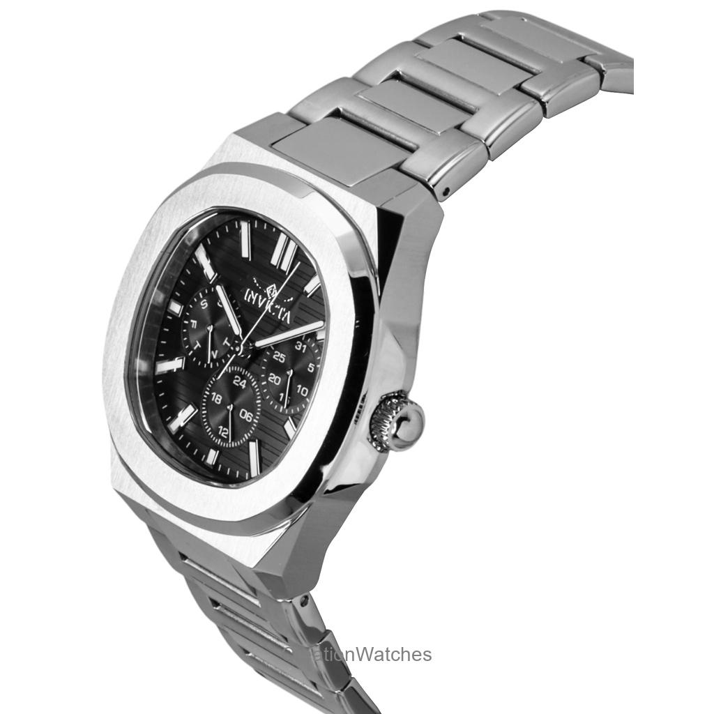 INVICTA Speedway Stal Nierdzewna Czarna Tarcza Kwarcowy 48325 Zegarek Męski