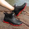Men's Waterproof Non-Slip Rubber Rain Boots - Short, Wear-Resistant for Outdoor and Casual Use
