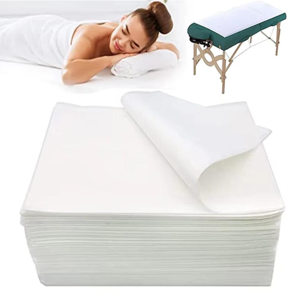 100PCS Non-woven Fabric Disposable Bed Sheet Breathable Massage Bed Bedspread Massage Table