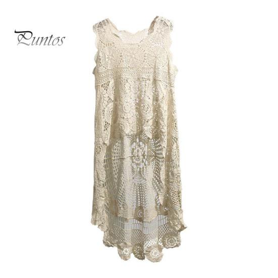 

Летний женский жилет из полого кружева без рукавов с круглым вырезом сплошной цвет с нерегулярным подолом с короткой передней и длинной спиной ретро свободный пуловер повседневная майка на бретелях абрикосовый