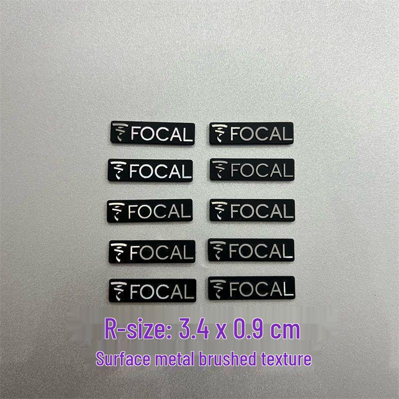 Dekorative Metallaufkleber für Auto-Audio-Lautsprecher von Bose, Harman Kardon, JBL.