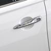 For Nissan Rogue    2024 ABS Chrome Carbon Fiber Door Handle Cover Trims Decoration Stickers Car Styling Accessories