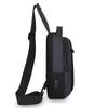 Men's Chest Bag Adjustable Strap Multi-Pocket Crossbody Sling for Cycling Commuting Sports Outdoor Travel Lightweight Pack