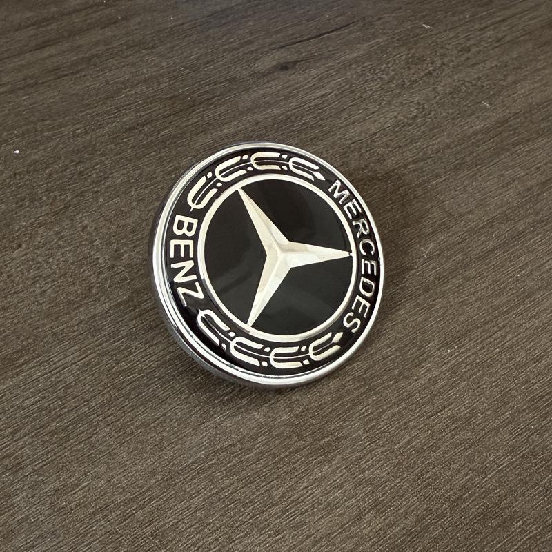 ABCERS Mercedes Hood Emblem: Fits GLC, GLK, CLA, CLS with 57mm Spring