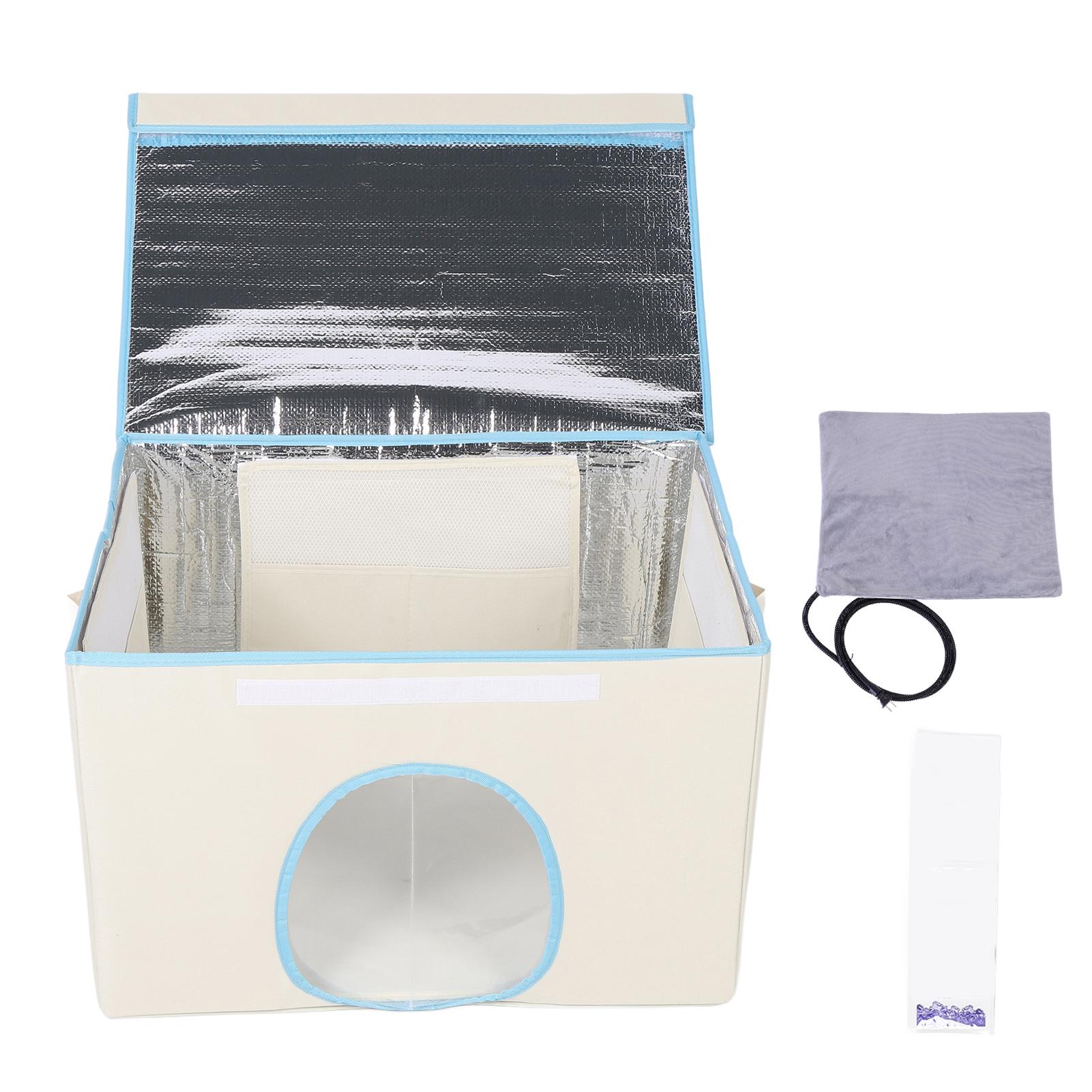 

Обогреваемый домик для кошек, уличный приют для кошек и собак, складной домик для домашних животных с подогревом, температура