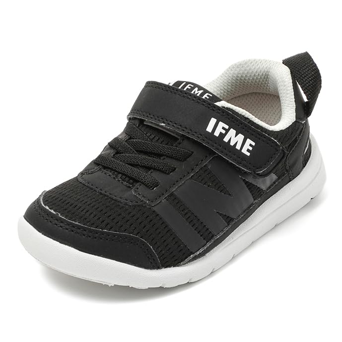 School Shoes LIGHT Wide Boys BLACK Cm 4E [IFME] 18.0