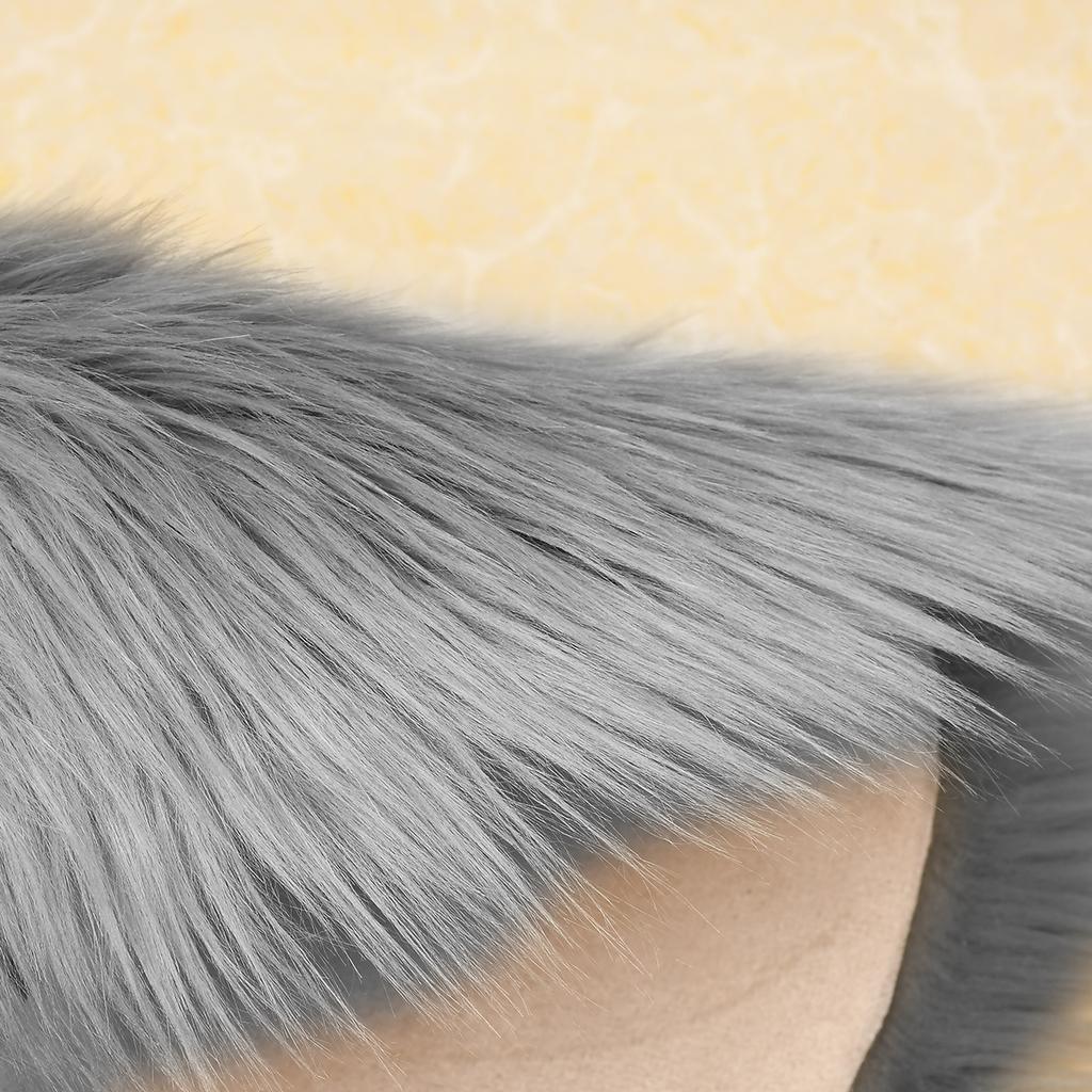 Covor de înaltă calitate, ultra moale și lavabil, din piele de oaie strălucitoare, de înaltă calitate