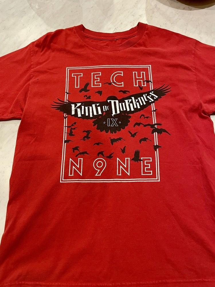 Tech N9ne Red King Of Darkness T-shirt Cotton For men Women S-4XL BO1140 Unisex T-Shirt L