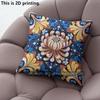 Bohemian Vintage Floral Pillow Covers Pattern Cushion Cover Suitable for Sofa Bedroom Car Pillow Cover