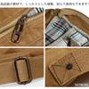 [SKYBOW] Shoulder Bag - Large Capacity Canvas Military Bag - Shoulder Bag - Retro Bag - Shoulder Strap - Road Bike - Bicycle - Unisex (Brown)