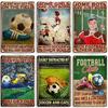 Artisian Football Metal Sign Sport Retro Tin Poster Vintage Decorative Plate Wall Decor Garage Bar Pub Club Hotel Cafe Kitchen