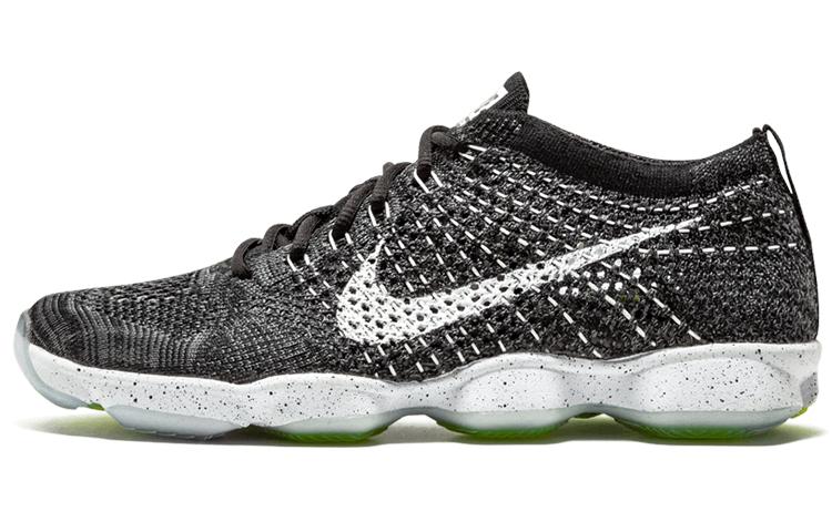 Nike Flyknit Zoom Agility White Wolf Grey Women s 698616-001 38.5