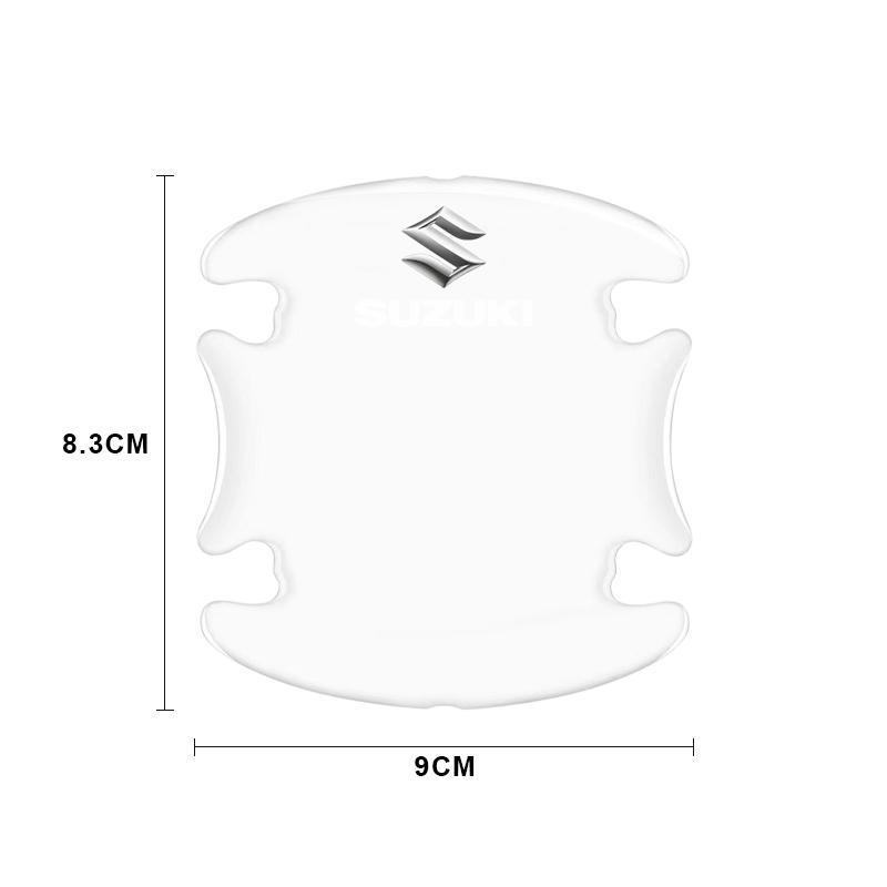 Car Body Anti-Collision Protection Strip Auto Door Handle Bowl Anti-Scratch Sticker for Suzuki Swift SX4 Samurai Sport Jimny Grand Vitara Alto GW250