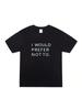 Philosopher Zizek Same I Would Prefer Not To Print Graphic T-Shirt Unisex's And Wounisex's Short-Sleeved T-Shirt Unisex's Clothing Street