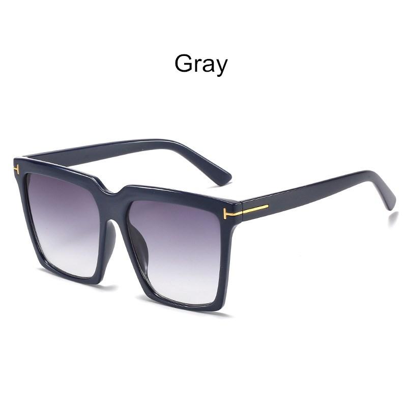 Ретро Квадратные Женские Мужские Классические Солнцезащитные Очки Оверсайз Пластиковая Рама Модный Дизайн Бренда Роскошные Солнцезащитные Очки Унисекс Очки UV400