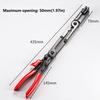 Long Reach Clamp Removal Tool Adjustable Fuel Line Pliers Hose Clamp Pliers  Auto Repair
