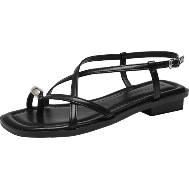 ZHR Women s CE23 Flat Flip-Flop Roman Sandals 36
