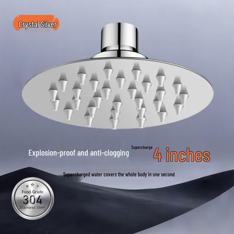 

Fa Di Rui Shi Thin 304 Stainless Steel Overhead Shower Head