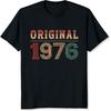 Original 1976 50th Birthday Shirt Vintage Retro Number Design 50 Years Old T-Shirt