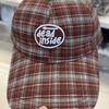 Fashion Hat Korean version retro plaid baseball cap women's spring new letter embroidery deep top big head circumference peaked cap men show small fac